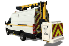 Minibus Hire Taunton - 12.5M Cherry Picker 3.5T - Van hire Taunton